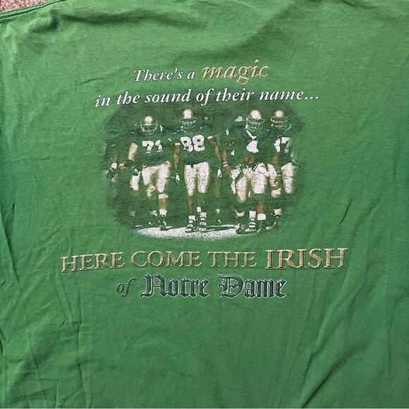 Vintage Notre Dame Tee Distressed - Picture 6 of 7